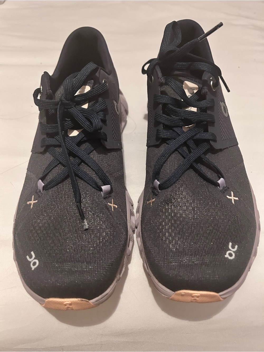On Running Black Running Shoes with Light Pink Midsole - Picture 1 of 6